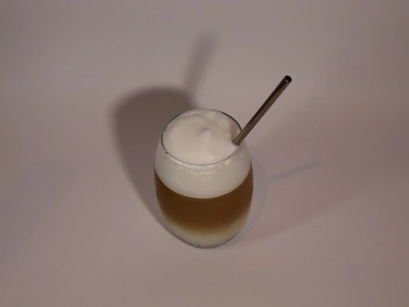 Latte com baunilha