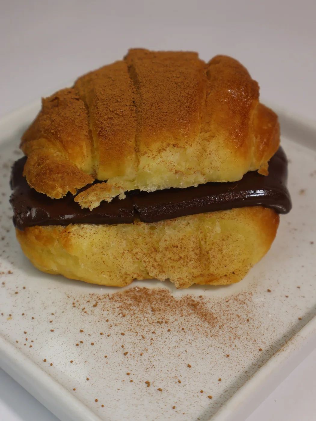 Meia-lua chocolate