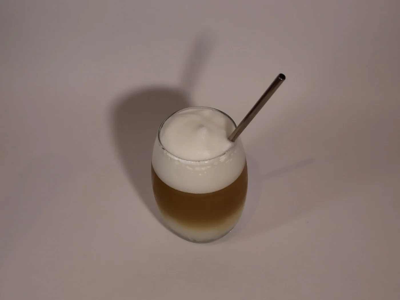Latte com baunilha