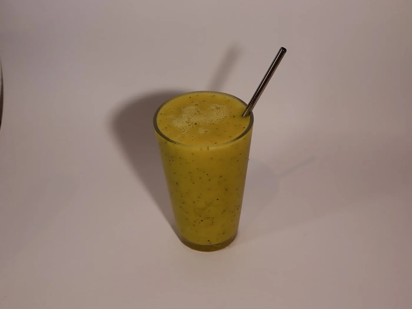 Suco de manga, maracujá, banana e laranja