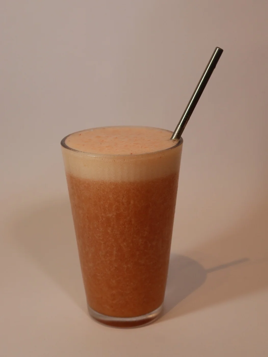 Suco de morango, banana e laranja