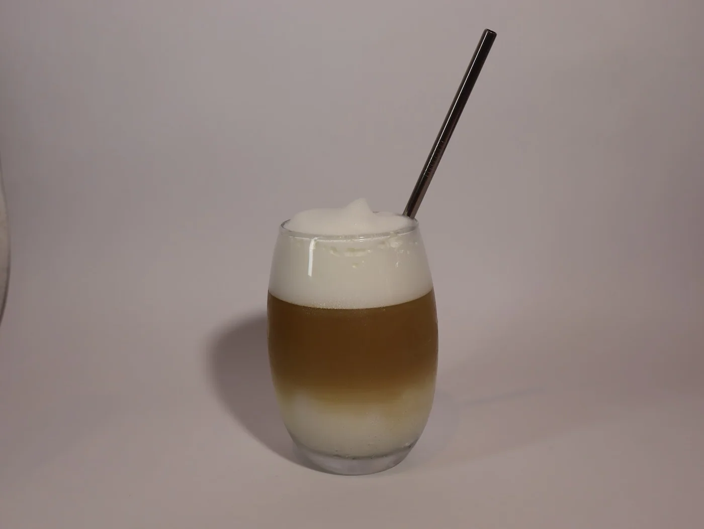 Latte com baunilha
